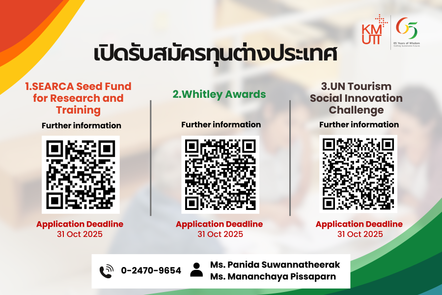 Three international research grants for 2025 are now open: