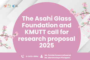 The Asahi Glass Foundation and KMUTT call for research proposal 2025