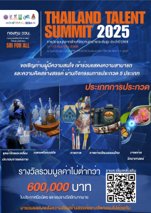 สกสว. เชิญส่งผลงานเข้าประกวดในงานการประชุมของ Thailand Talent Summit 2025