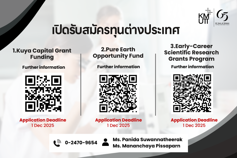Three international research grants for 2025 are now open