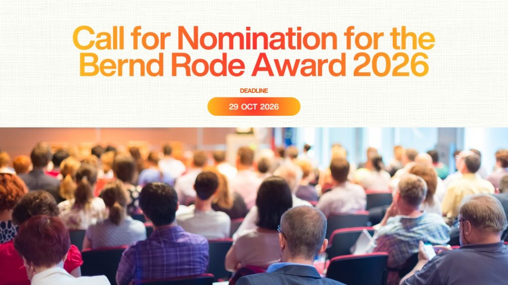 ASEA-UNINET เปิดรับการเสนอชื่อรางวัล Bernd Rode Award 2026 เพื่อเชิดชูนักวิจัยที่มีผลงานโดดเด่นด้าน วิทยาศาสตร์ และศิลปะ