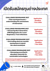 Four international research grants for 2026 are now open